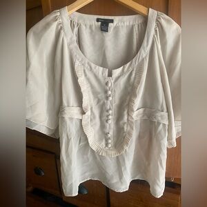 BCBGMAXAZRIA Cream Blouse